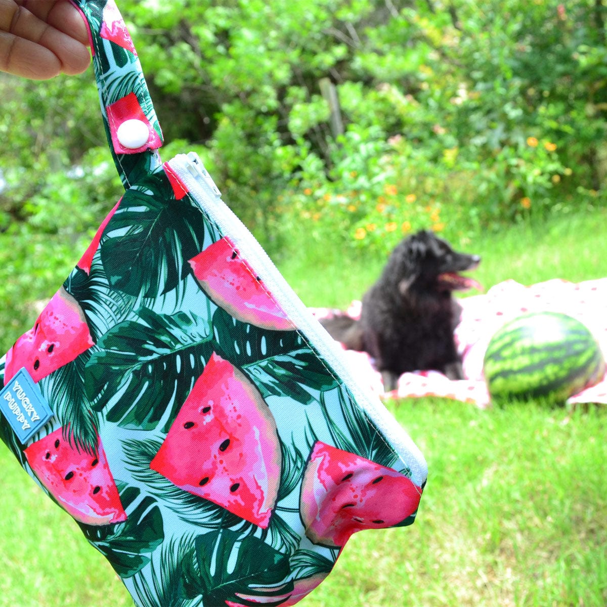 Yucky Puppy Pet Waste Bag Dispensers & Holders Watermelon YUCKY PUPPY Dog Poop Bag Holders (Set of 2 Bags)