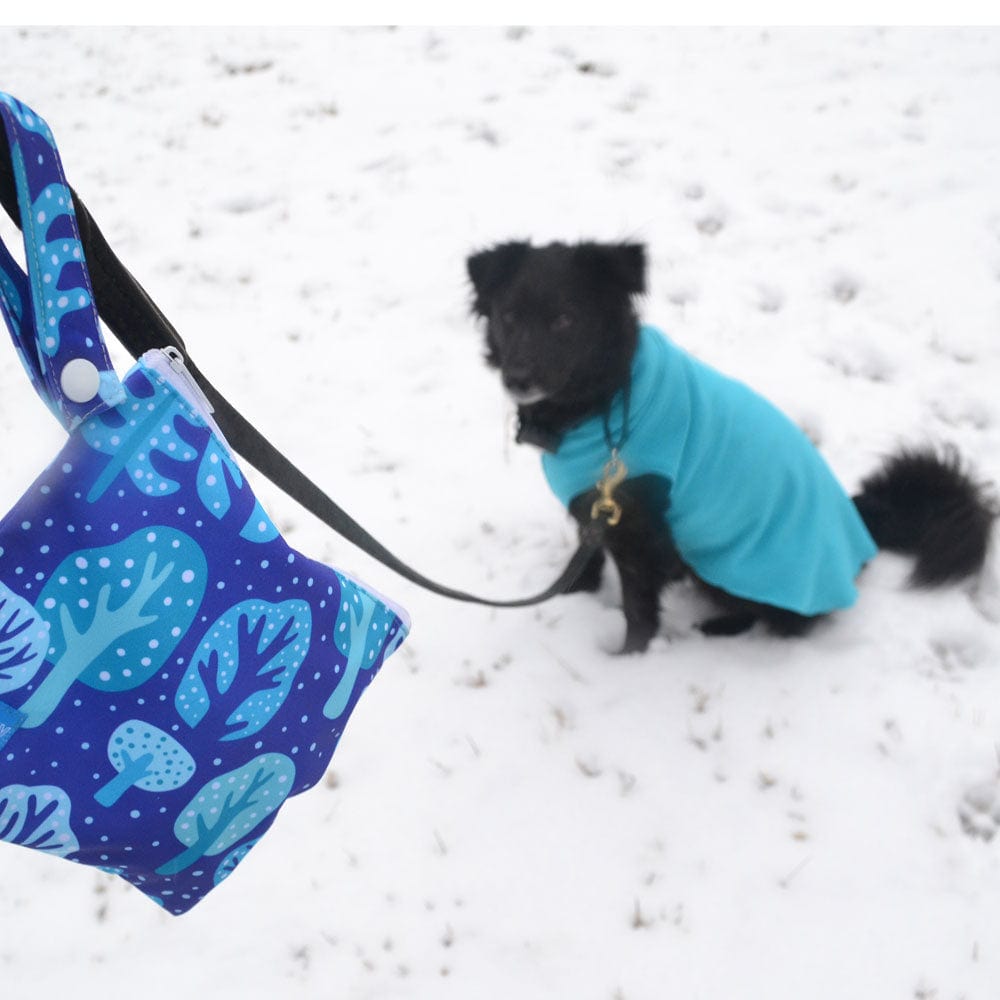 Yucky Puppy Winter Trees Dog Poop Bag Holders (Set of 2)