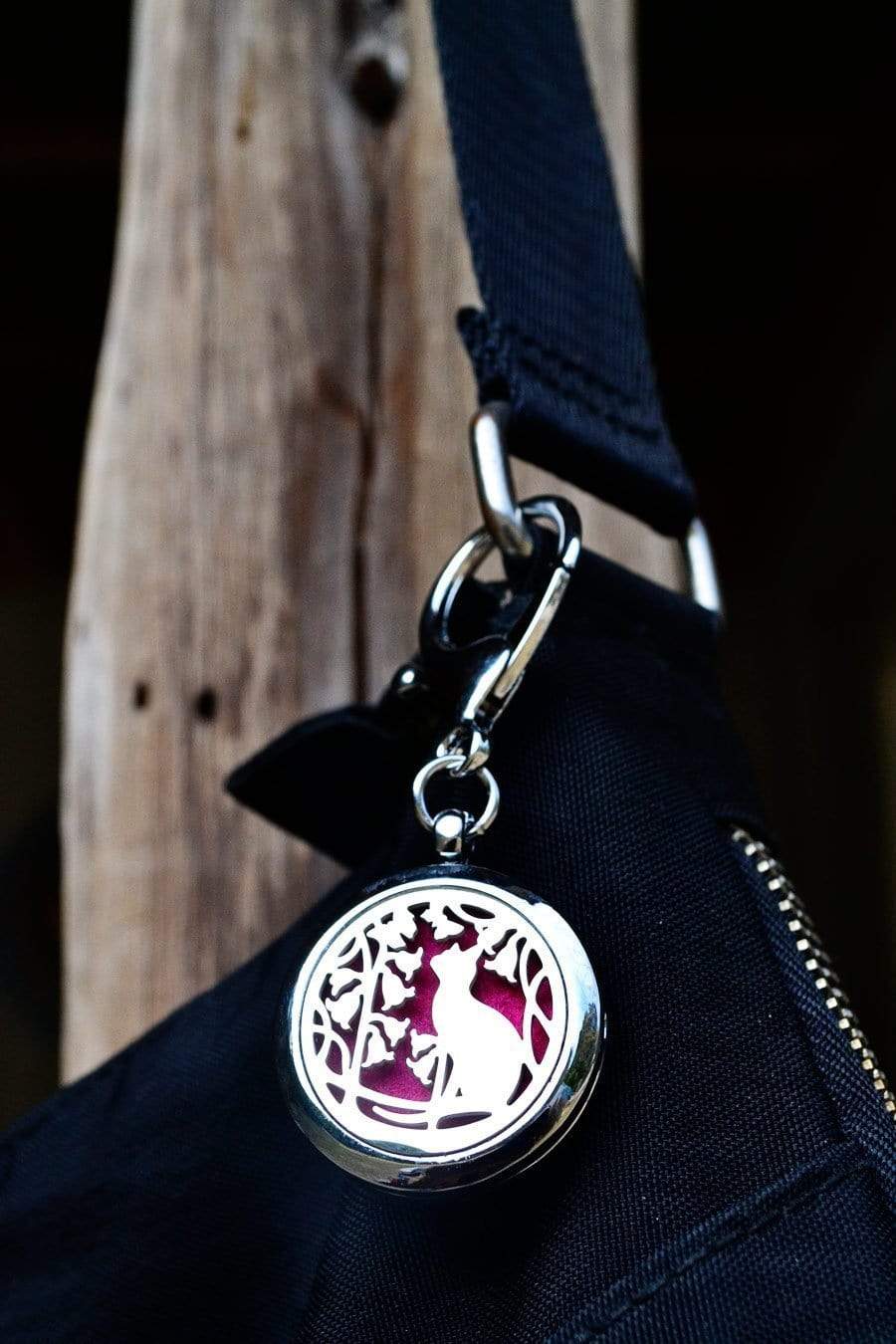 PawZaar Accessories Cat Lover's Aromatherapy Purse Locket or Key Ring