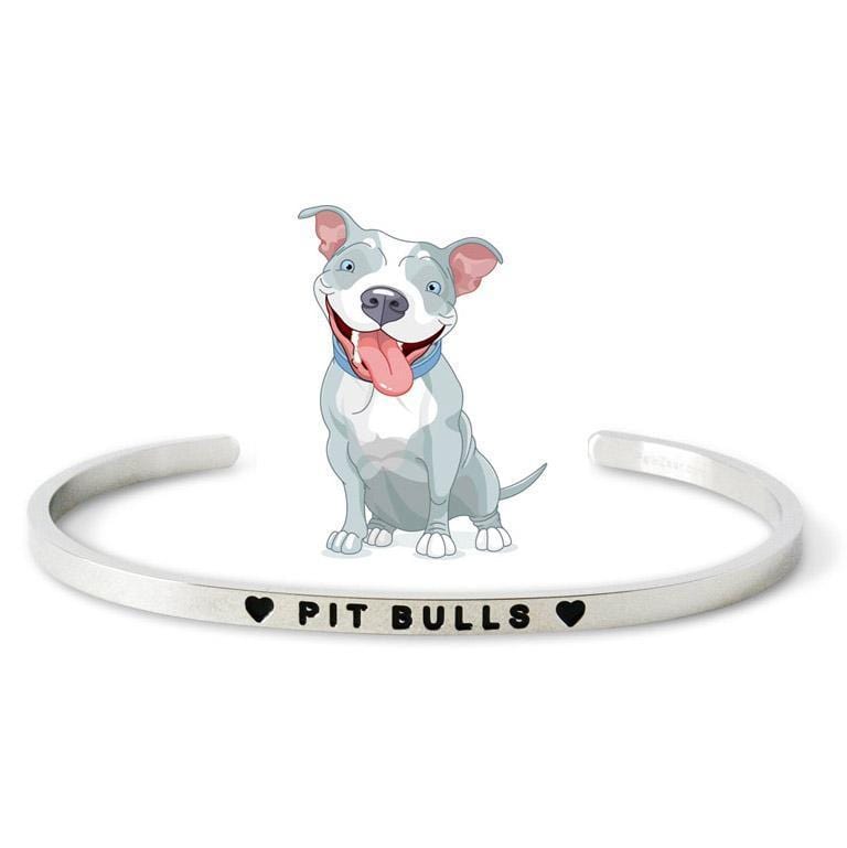 PawZaar.com Jewelry Stainless steel / OSFM PIT BULLS Bracelet | Paw Promise Charity Bracelets