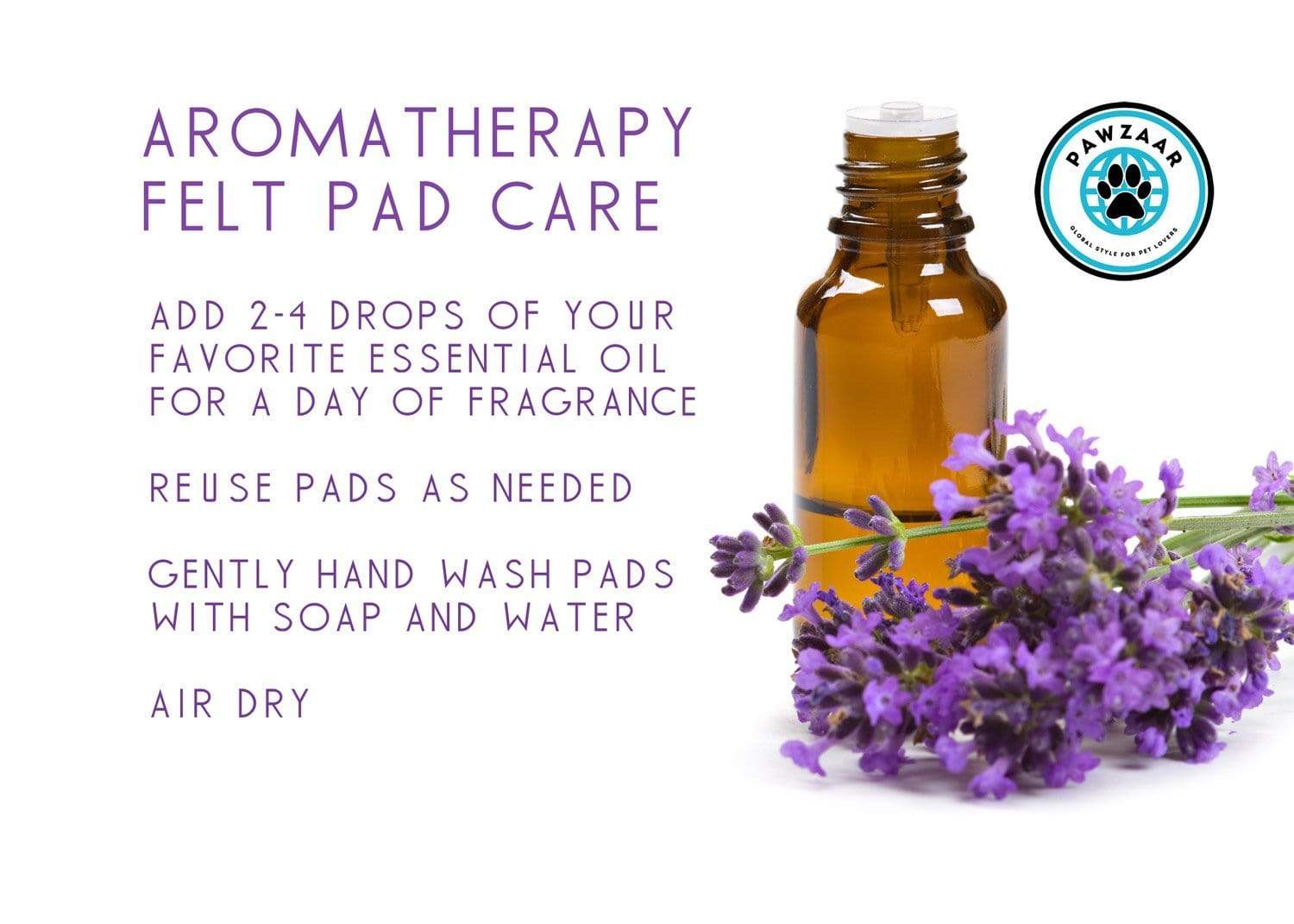 PawZaar Felt Diffuser Pads
