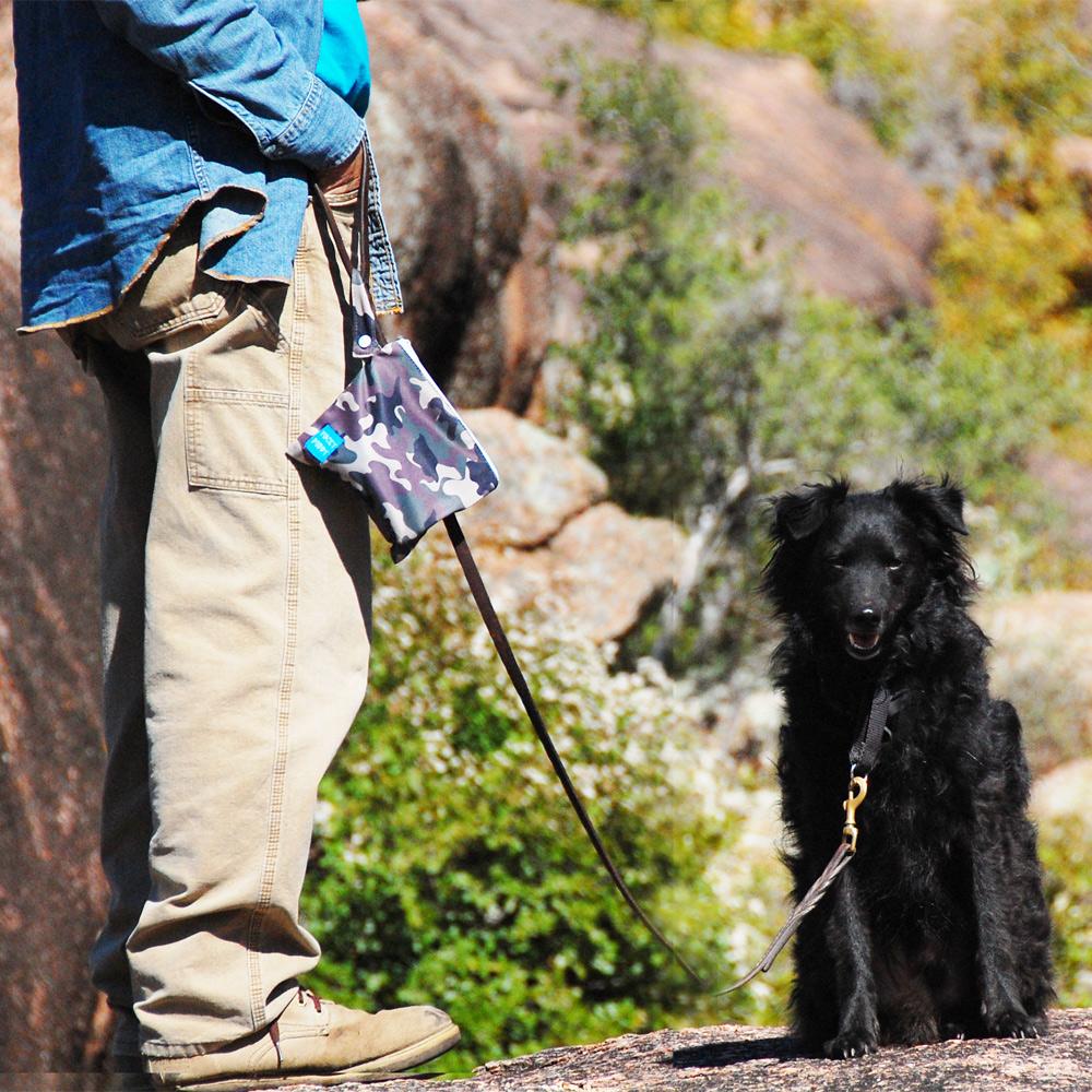 Yucky Puppy Camo Dog Poop Bag Holders - FOUR COLORS (Set of 2)