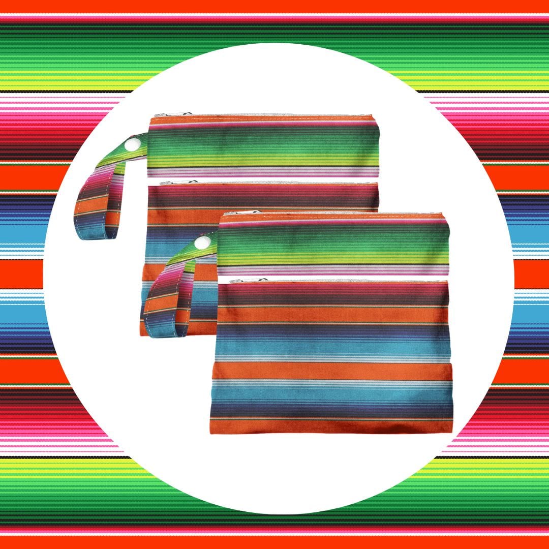 Yucky Puppy Pet Waste Bag Dispensers & Holders 2-Pocket Serape Poop Bag Holders (Set of 2)