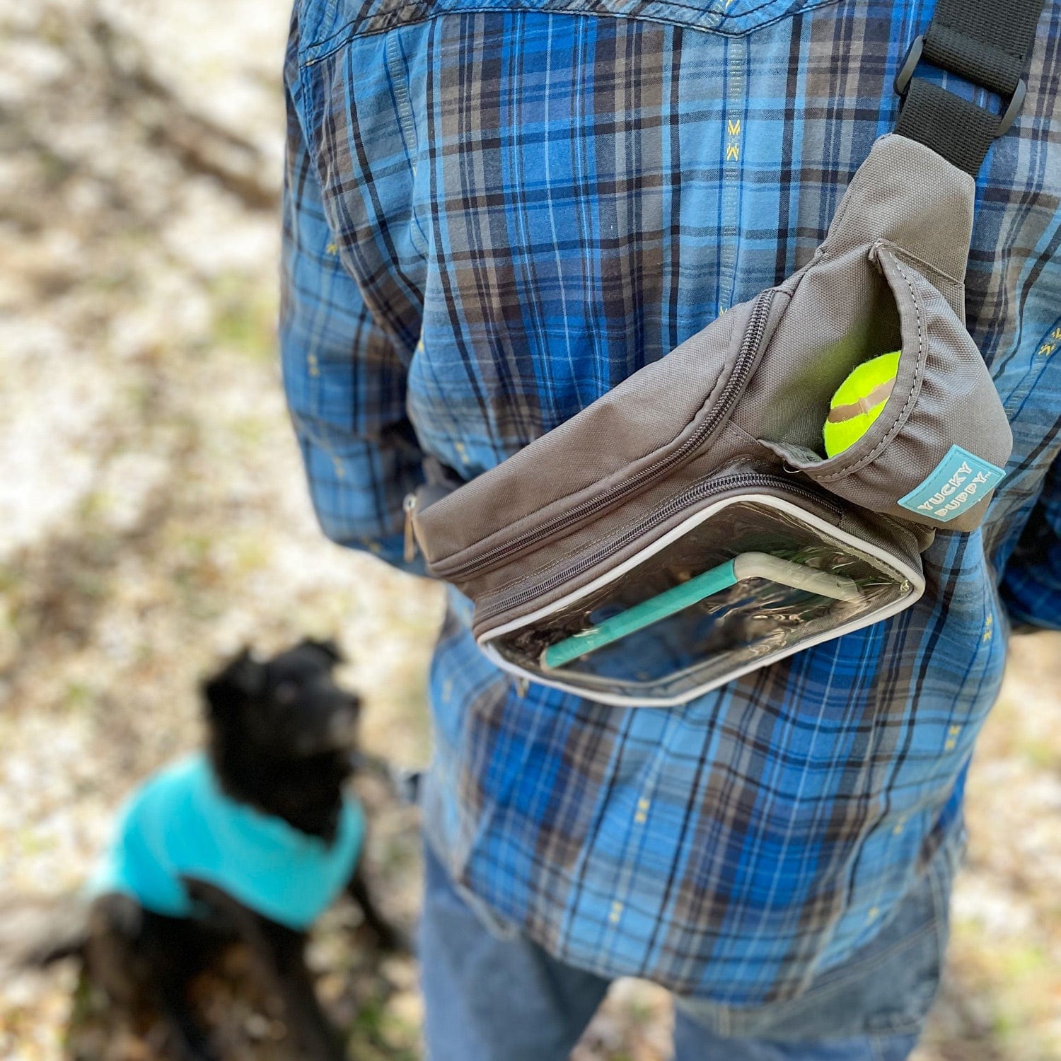 Yucky Puppy Pet Waste Bag Dispensers & Holders YUCKY PUPPY Dog Walking Fanny Pack and Crossbody Bag