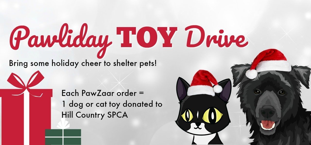 2018 Pawliday Toy Drive for Shelter Dogs + Cats!