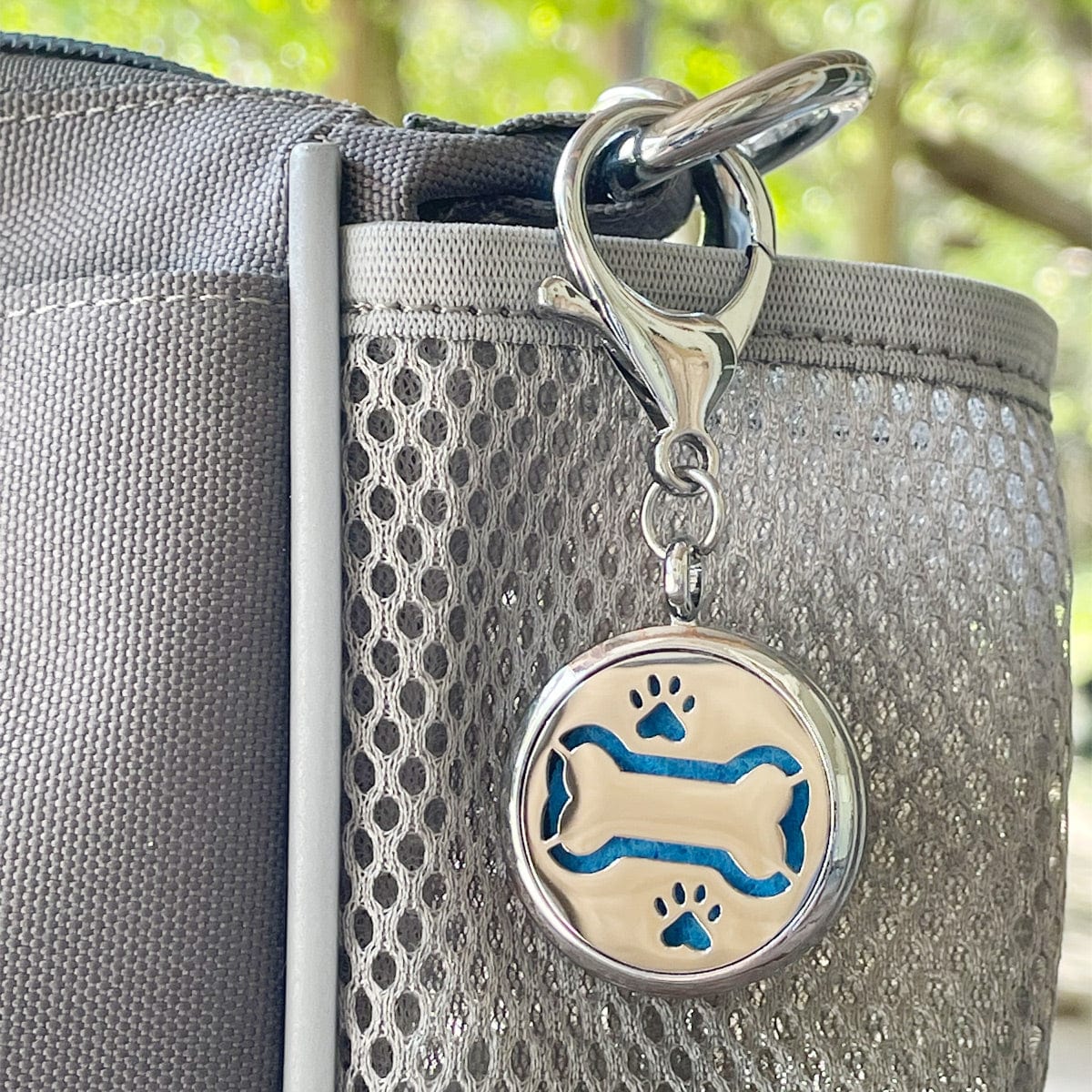 PawZaar Accessories Dog Bone Aromatherapy Purse Locket or Key Ring