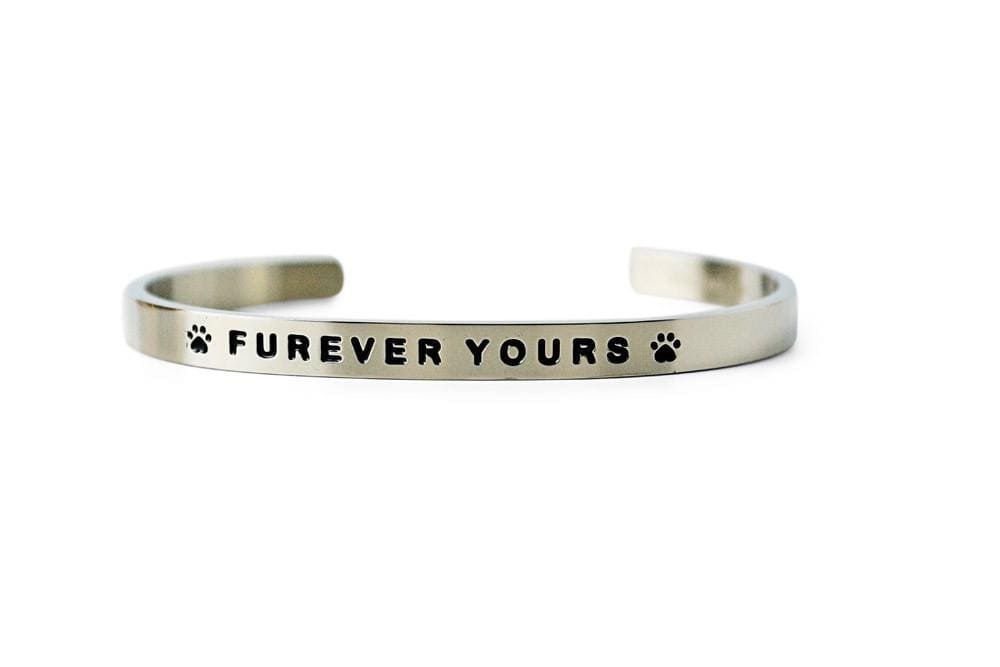 PawZaar.com Jewelry Stainless steel / OSFM FUREVER YOURS Bracelet | Paw Promise Charity Bracelets