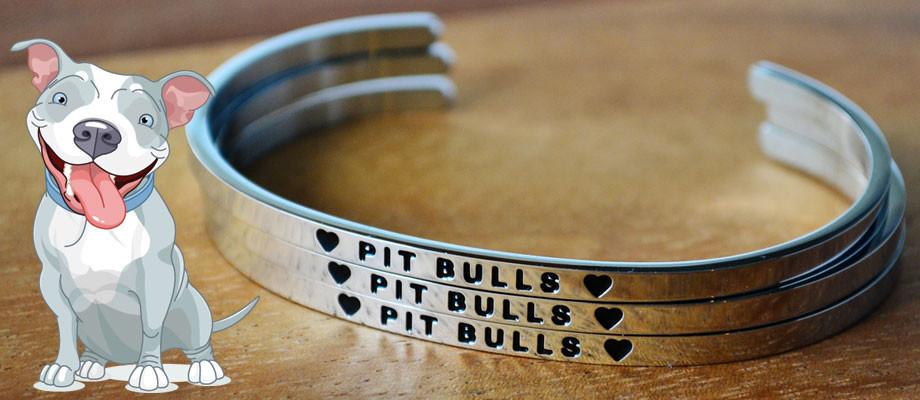 PawZaar.com Jewelry Stainless steel / OSFM PIT BULLS Bracelet | Paw Promise Charity Bracelets