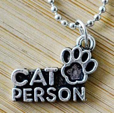 PawZaar Jewelry Cat person Cat Person or Dog Person Necklace