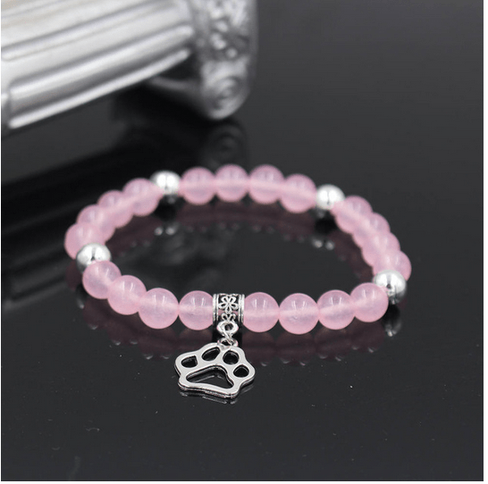 Paw print outlet beaded bangle